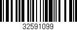 Código de barras (EAN, GTIN, SKU, ISBN): '32591099'