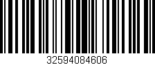 Código de barras (EAN, GTIN, SKU, ISBN): '32594084606'