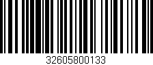 Código de barras (EAN, GTIN, SKU, ISBN): '32605800133'