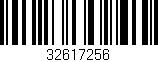 Código de barras (EAN, GTIN, SKU, ISBN): '32617256'