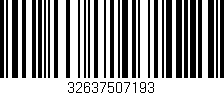 Código de barras (EAN, GTIN, SKU, ISBN): '32637507193'