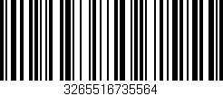 Código de barras (EAN, GTIN, SKU, ISBN): '3265516735564'