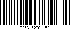 Código de barras (EAN, GTIN, SKU, ISBN): '3266162301158'