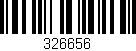 Código de barras (EAN, GTIN, SKU, ISBN): '326656'