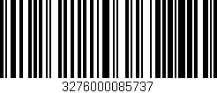 Código de barras (EAN, GTIN, SKU, ISBN): '3276000085737'