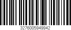 Código de barras (EAN, GTIN, SKU, ISBN): '3276005949942'