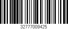 Código de barras (EAN, GTIN, SKU, ISBN): '32777009425'