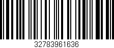 Código de barras (EAN, GTIN, SKU, ISBN): '32783961636'