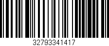 Código de barras (EAN, GTIN, SKU, ISBN): '32793341417'