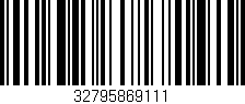 Código de barras (EAN, GTIN, SKU, ISBN): '32795869111'