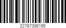 Código de barras (EAN, GTIN, SKU, ISBN): '32797306185'