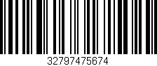 Código de barras (EAN, GTIN, SKU, ISBN): '32797475674'