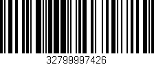 Código de barras (EAN, GTIN, SKU, ISBN): '32799997426'