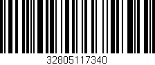 Código de barras (EAN, GTIN, SKU, ISBN): '32805117340'