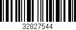 Código de barras (EAN, GTIN, SKU, ISBN): '32827544'