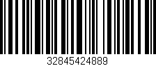 Código de barras (EAN, GTIN, SKU, ISBN): '32845424889'