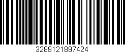 Código de barras (EAN, GTIN, SKU, ISBN): '3289121897424'