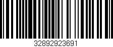 Código de barras (EAN, GTIN, SKU, ISBN): '32892923691'