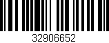 Código de barras (EAN, GTIN, SKU, ISBN): '32906652'