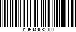 Código de barras (EAN, GTIN, SKU, ISBN): '3295343863000'