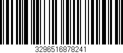 Código de barras (EAN, GTIN, SKU, ISBN): '3296516878241'