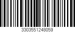 Código de barras (EAN, GTIN, SKU, ISBN): '3303551248059'