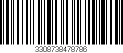 Código de barras (EAN, GTIN, SKU, ISBN): '3308738478786'