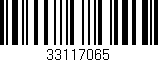 Código de barras (EAN, GTIN, SKU, ISBN): '33117065'