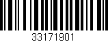 Código de barras (EAN, GTIN, SKU, ISBN): '33171901'