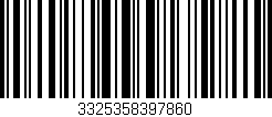 Código de barras (EAN, GTIN, SKU, ISBN): '3325358397860'