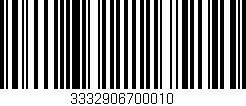 Código de barras (EAN, GTIN, SKU, ISBN): '3332906700010'