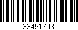 Código de barras (EAN, GTIN, SKU, ISBN): '33491703'