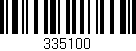 Código de barras (EAN, GTIN, SKU, ISBN): '335100'