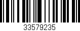 Código de barras (EAN, GTIN, SKU, ISBN): '33579235'