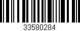 Código de barras (EAN, GTIN, SKU, ISBN): '33580284'