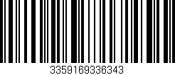 Código de barras (EAN, GTIN, SKU, ISBN): '3359169336343'