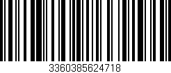 Código de barras (EAN, GTIN, SKU, ISBN): '3360385624718'