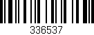 Código de barras (EAN, GTIN, SKU, ISBN): '336537'