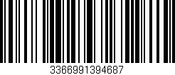 Código de barras (EAN, GTIN, SKU, ISBN): '3366991394687'