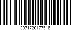 Código de barras (EAN, GTIN, SKU, ISBN): '3371720177516'