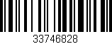 Código de barras (EAN, GTIN, SKU, ISBN): '33746828'