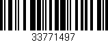 Código de barras (EAN, GTIN, SKU, ISBN): '33771497'