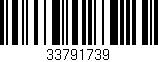 Código de barras (EAN, GTIN, SKU, ISBN): '33791739'