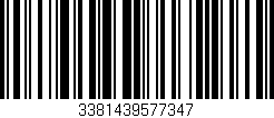 Código de barras (EAN, GTIN, SKU, ISBN): '3381439577347'