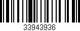 Código de barras (EAN, GTIN, SKU, ISBN): '33943936'