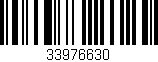 Código de barras (EAN, GTIN, SKU, ISBN): '33976630'