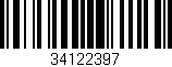 Código de barras (EAN, GTIN, SKU, ISBN): '34122397'