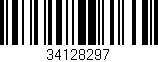 Código de barras (EAN, GTIN, SKU, ISBN): '34128297'