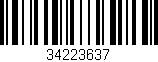 Código de barras (EAN, GTIN, SKU, ISBN): '34223637'