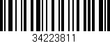 Código de barras (EAN, GTIN, SKU, ISBN): '34223811'